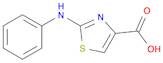 4-Thiazolecarboxylic acid, 2-(phenylamino)-