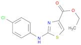 4-Thiazolecarboxylic acid, 2-[(4-chlorophenyl)amino]-, ethyl ester