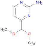 2-Pyrimidinamine, 4-(dimethoxymethyl)-