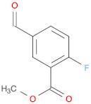 Benzoic acid, 2-fluoro-5-formyl-, methyl ester