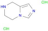 Imidazo[1,5-a]pyrazine, 5,6,7,8-tetrahydro-, hydrochloride (1:2)