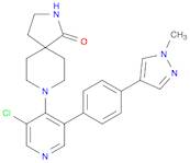 2,8-Diazaspiro[4.5]decan-1-one, 8-[3-chloro-5-[4-(1-methyl-1H-pyrazol-4-yl)phenyl]-4-pyridinyl]-