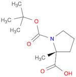 1,2-Pyrrolidinedicarboxylic acid, 2-methyl-, 1-(1,1-dimethylethyl) ester, (2R)-