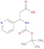 3-Pyridinepropanoic acid, β-[[(1,1-dimethylethoxy)carbonyl]amino]-