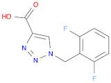 1H-1,2,3-Triazole-4-carboxylic acid, 1-[(2,6-difluorophenyl)methyl]-