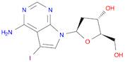 7H-Pyrrolo[2,3-d]pyrimidin-4-amine, 7-(2-deoxy-β-D-erythro-pentofuranosyl)-5-iodo-