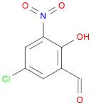 Benzaldehyde, 5-chloro-2-hydroxy-3-nitro-