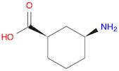 Cyclohexanecarboxylic acid, 3-amino-, (1R,3S)-rel-