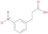 Benzenepropanoic acid, 3-nitro-