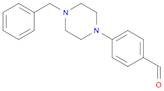 Benzaldehyde, 4-[4-(phenylmethyl)-1-piperazinyl]-