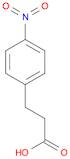 Benzenepropanoic acid, 4-nitro-