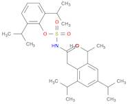 Sulfamic acid, N-[2-[2,4,6-tris(1-methylethyl)phenyl]acetyl]-, 2,6-bis(1-methylethyl)phenyl ester