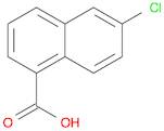 1-Naphthalenecarboxylic acid, 6-chloro-