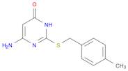 4(3H)-Pyrimidinone, 6-amino-2-[[(4-methylphenyl)methyl]thio]-