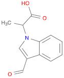 1H-Indole-1-acetic acid, 3-formyl-α-methyl-