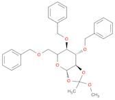 β-D-Mannopyranose, 1,2-O-(1-methoxyethylidene)-3,4,6-tris-O-(phenylmethyl)-