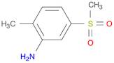 Benzenamine, 2-methyl-5-(methylsulfonyl)-
