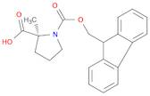1,2-Pyrrolidinedicarboxylic acid, 2-methyl-, 1-(9H-fluoren-9-ylmethyl) ester, (2S)-