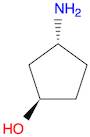 Cyclopentanol, 3-amino-, (1R,3R)-rel-