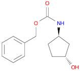 Carbamic acid, [(1R,3R)-3-hydroxycyclopentyl]-, phenylmethyl ester, rel- (9CI)