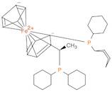Ferrocene, 1-(dicyclohexylphosphino)-2-[(1R)-1-(dicyclohexylphosphino)ethyl]-, (1R)-