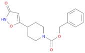 1-Piperidinecarboxylic acid, 4-(2,3-dihydro-3-oxo-5-isoxazolyl)-, phenylmethyl ester