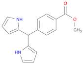 Benzoic acid, 4-(di-1H-pyrrol-2-ylmethyl)-, methyl ester
