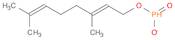 2,6-Octadien-1-ol, 3,7-dimethyl-, 1-(dihydrogen phosphate), (2E)-