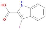 1H-Indole-2-carboxylic acid, 3-iodo-