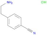 Benzonitrile, 4-(2-aminoethyl)-, hydrochloride (1:1)