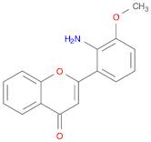 4H-1-Benzopyran-4-one, 2-(2-amino-3-methoxyphenyl)-