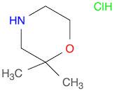 Morpholine, 2,2-dimethyl-, hydrochloride (1:1)