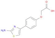 Acetic acid, 2-[4-(2-amino-4-thiazolyl)phenoxy]-