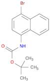 Carbamic acid, N-(4-bromo-1-naphthalenyl)-, 1,1-dimethylethyl ester