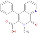 1,7-Naphthyridine-6-carboxylic acid, 7,8-dihydro-7-methyl-8-oxo-5-phenyl-