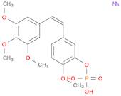 Phenol, 2-methoxy-5-[(1Z)-2-(3,4,5-trimethoxyphenyl)ethenyl]-, 1-(dihydrogen phosphate), sodium salt (1:2)