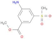 Benzoic acid, 3-amino-5-(methylsulfonyl)-, methyl ester