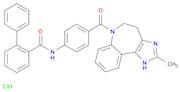 [1,1'-Biphenyl]-2-carboxamide, N-[4-[(4,5-dihydro-2-methylimidazo[4,5-d][1]benzazepin-6(1H)-yl)carbonyl]phenyl]-, hydrochloride (1:1)