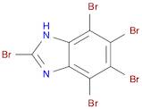 1H-Benzimidazole, 2,4,5,6,7-pentabromo-