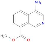 8-Isoquinolinecarboxylic acid, 4-amino-, methyl ester