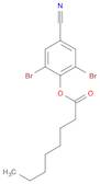 Octanoic acid, 2,6-dibromo-4-cyanophenyl ester