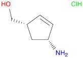 2-Cyclopentene-1-methanol, 4-amino-, hydrochloride (1:1), (1S,4R)-