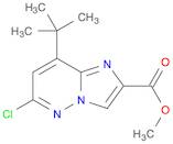 Imidazo[1,2-b]pyridazine-2-carboxylic acid, 6-chloro-8-(1,1-dimethylethyl)-, methyl ester
