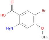 Benzoic acid, 2-amino-5-bromo-4-methoxy-