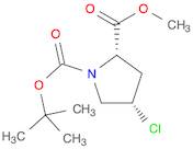 1,2-Pyrrolidinedicarboxylic acid, 4-chloro-, 1-(1,1-dimethylethyl) 2-methyl ester, (2S,4S)-