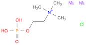 Ethanaminium, N,N,N-trimethyl-2-(phosphonooxy)-, chloride, sodium salt (1:1:2)
