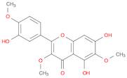 4H-1-Benzopyran-4-one, 5,7-dihydroxy-2-(3-hydroxy-4-methoxyphenyl)-3,6-dimethoxy-
