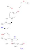 Benzeneoctanamide, δ-amino-N-(3-amino-2,2-dimethyl-3-oxopropyl)-γ-hydroxy-4-methoxy-3-(3-methoxypropoxy)-α,ζ-bis(1-methylethyl)-, (αS,γS,δS,ζS)-