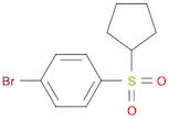 Benzene, 1-bromo-4-(cyclopentylsulfonyl)-