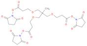 2,5-Pyrrolidinedione, 1,1'-[[2-[[3-[(2,5-dioxo-1-pyrrolidinyl)oxy]-3-oxopropoxy]methyl]-2-methyl-1,3-propanediyl]bis[oxy(1-oxo-3,1-propanediyl)oxy]]bis-